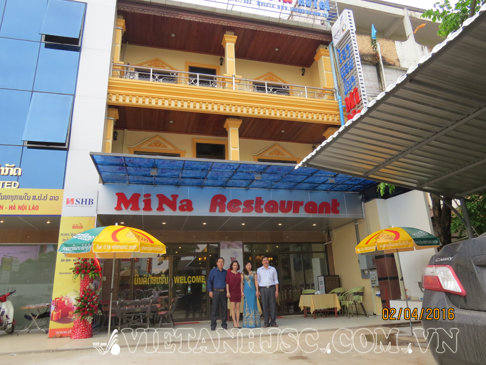 Việt Anh khai trương Khách sạn - Nhà hàng MINA Hotel tại trung tâm thủ đô Viêng Chăn - Lào